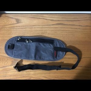 Gray fanny pack